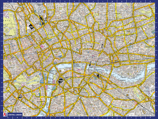 A to Z Map of London 1000 Piece Jigsaw