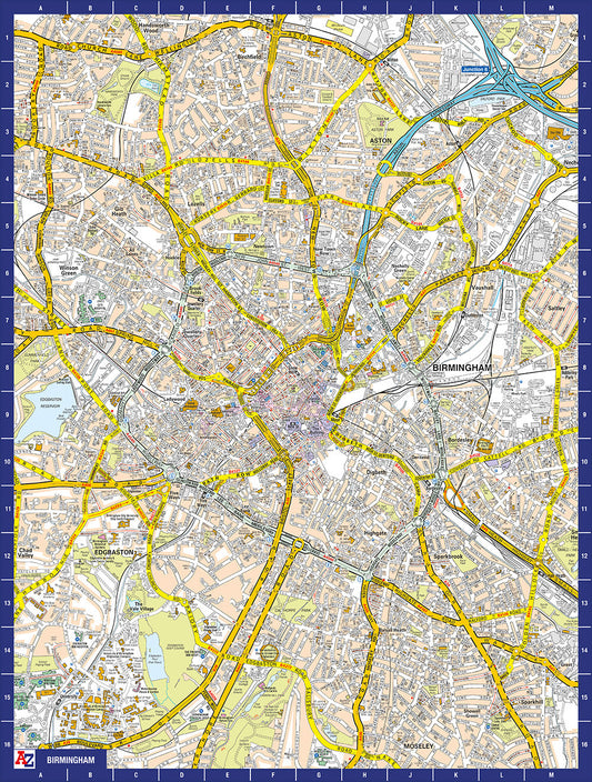 A to Z Map of Birmingham 1000 Piece Jigsaw