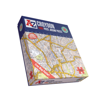 A-Z Map of Croydon 1000 Piece Jigsaw