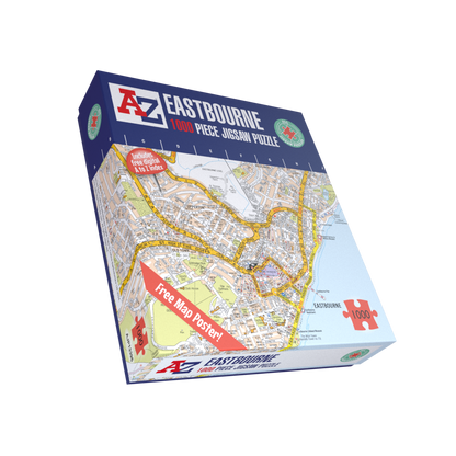 A to Z Map of Eastbourne 1000 Piece Jigsaw