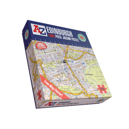 A-Z Map of Edinburgh 1000 Piece Jigsaw
