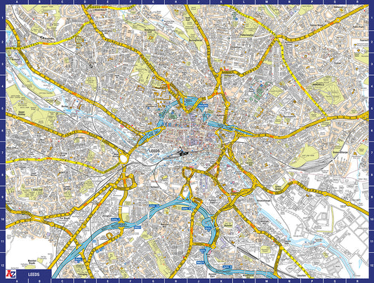 A to Z Map of Leeds 1000 Piece Jigsaw