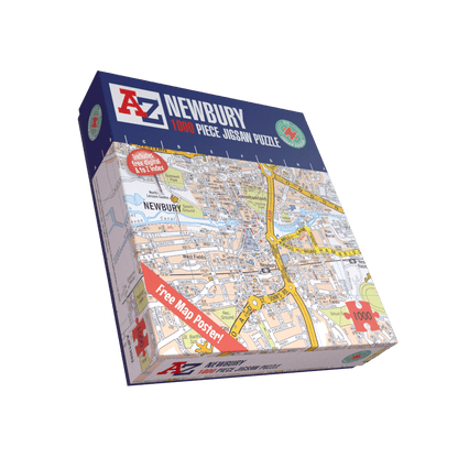 A-Z Map of Newbury 1000 Piece Jigsaw