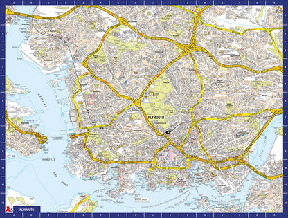 A to Z Map of Plymouth 1000 Piece Jigsaw