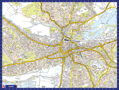 A to Z Map of Reading 1000 Piece Jigsaw