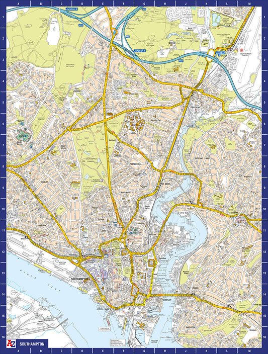 A to Z Map of Southampton 1000 Piece Jigsaw