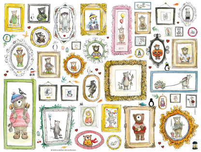 Catherine Redgate Bears 2 x 1000 Piece Jigsaw Puzzle Bundle