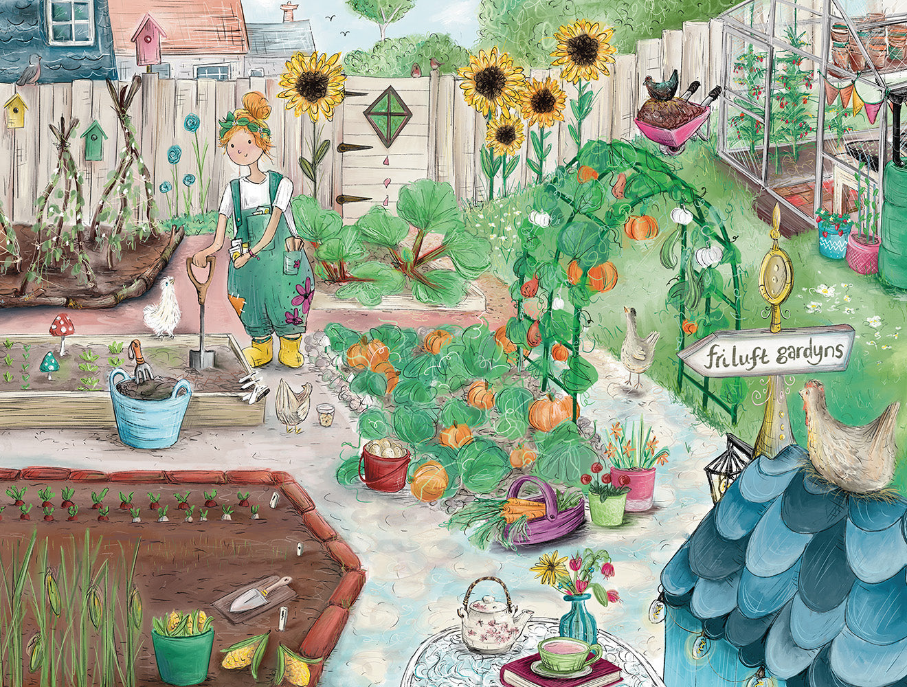 Escape to the Garden 1000 Piece Jigsaw Puzzle