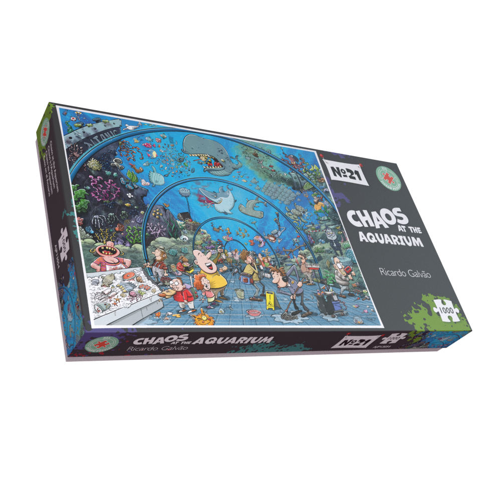Chaos at the Aquarium 1000 Piece Jigsaw Puzzle - Chaos no. 21