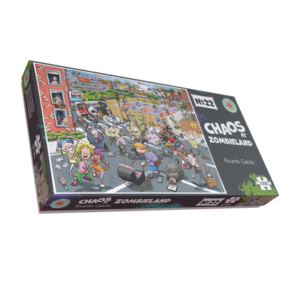 Chaos at Zombieland 1000 Piece Jigsaw Puzzle - Chaos no. 22