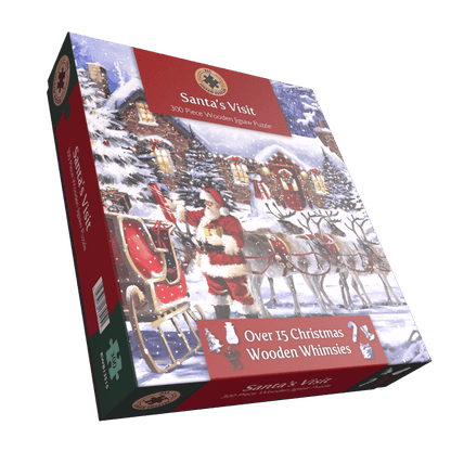 Santa's Visit 300 Piece Wooden Jigsaw