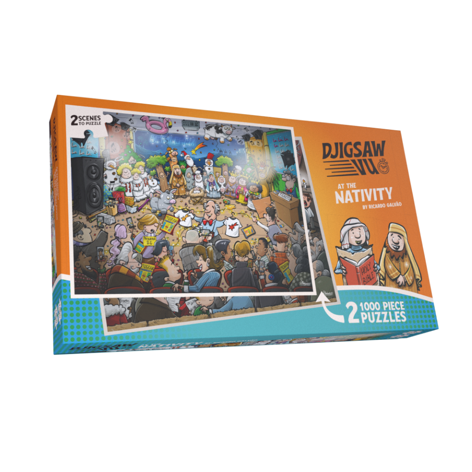 PRE-ORDER Djigsaw Vu  at the Nativity 2 x 1000 Piece Jigsaw Set