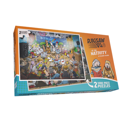 PRE-ORDER Djigsaw Vu  at the Nativity 2 x 1000 Piece Jigsaw Set