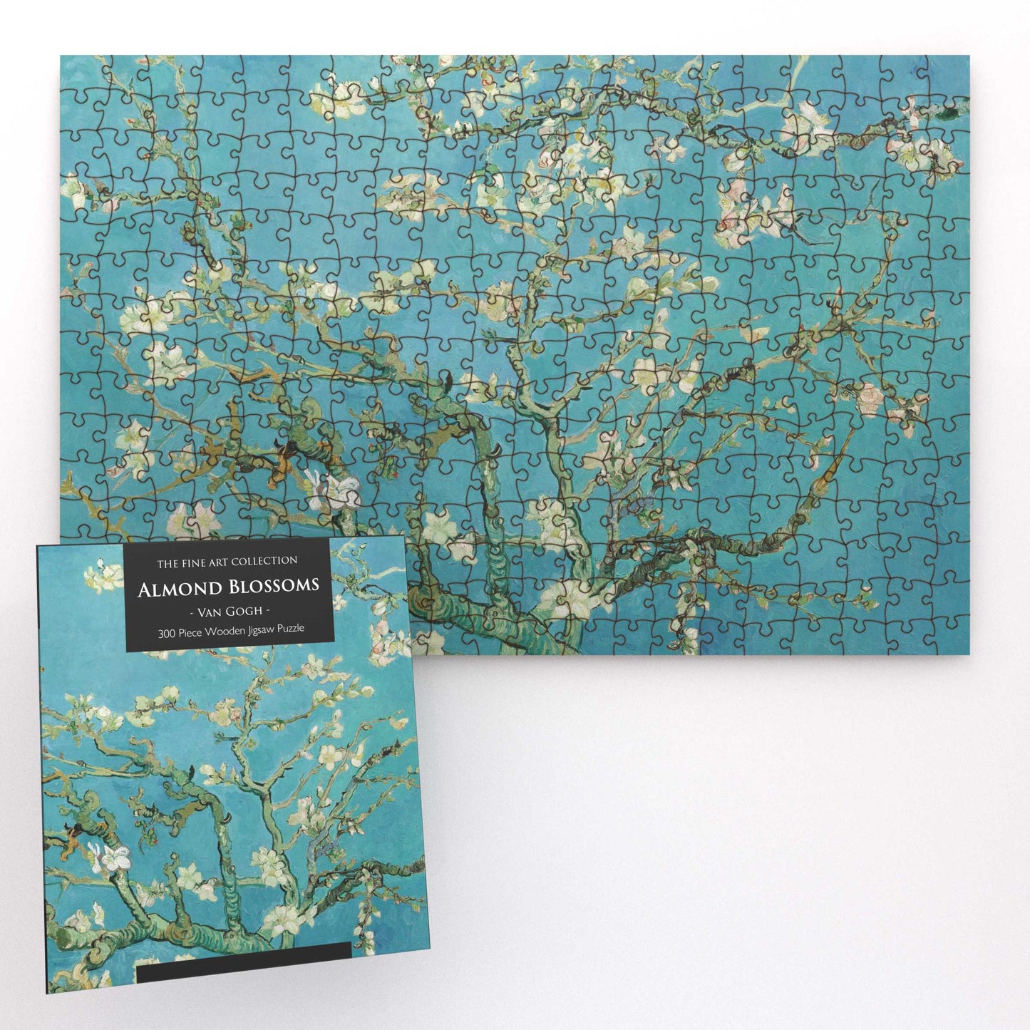 Van Gogh Almond Blossoms 300 Piece Wooden Jigsaw Puzzle