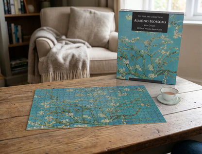 Van Gogh Almond Blossoms 300 Piece Wooden Jigsaw Puzzle