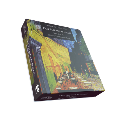 Cafe Terrace at Night  by Van Gogh 300 Piece Wooden Jigsaw Puzzle
