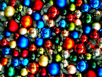 Christmas Baubles - Impuzzible No.16 -   1000 Piece Jigsaw Puzzle