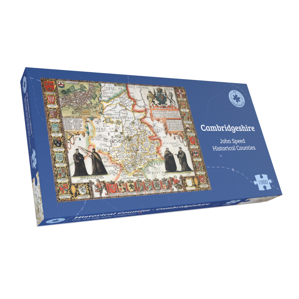 Cambridgeshire Historical Map 1000 Piece Jigsaw Puzzle (1610)