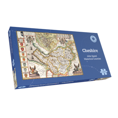 Cheshire Historical Map 1000 Piece Jigsaw Puzzle (1610)