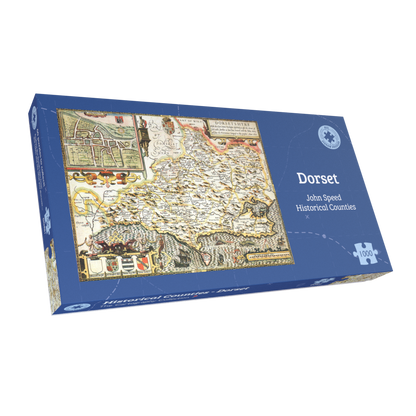 Dorset Historical Map 1000 Piece Jigsaw Puzzle (1610)