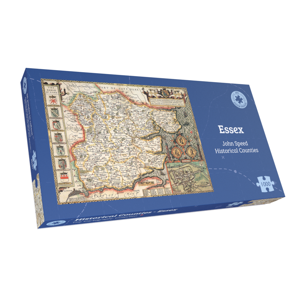 Essex Historical Map 1000 Piece Jigsaw Puzzle (1610)