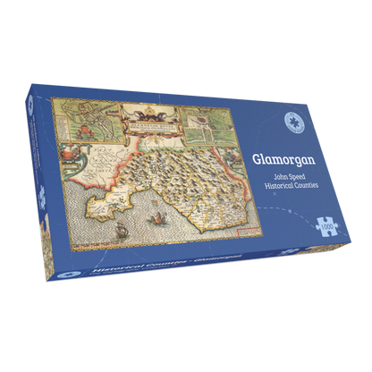 Glamorgan Historical Map 1000 Piece Jigsaw Puzzle (1610)