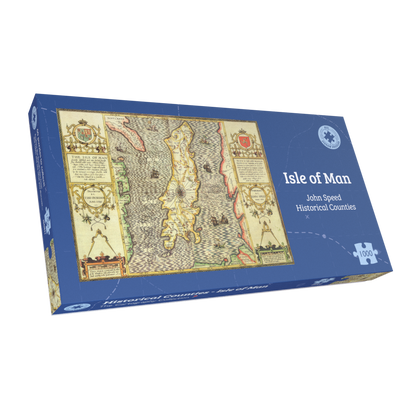 Isle of Man Historical Map 1000 Piece Jigsaw Puzzle (1610)