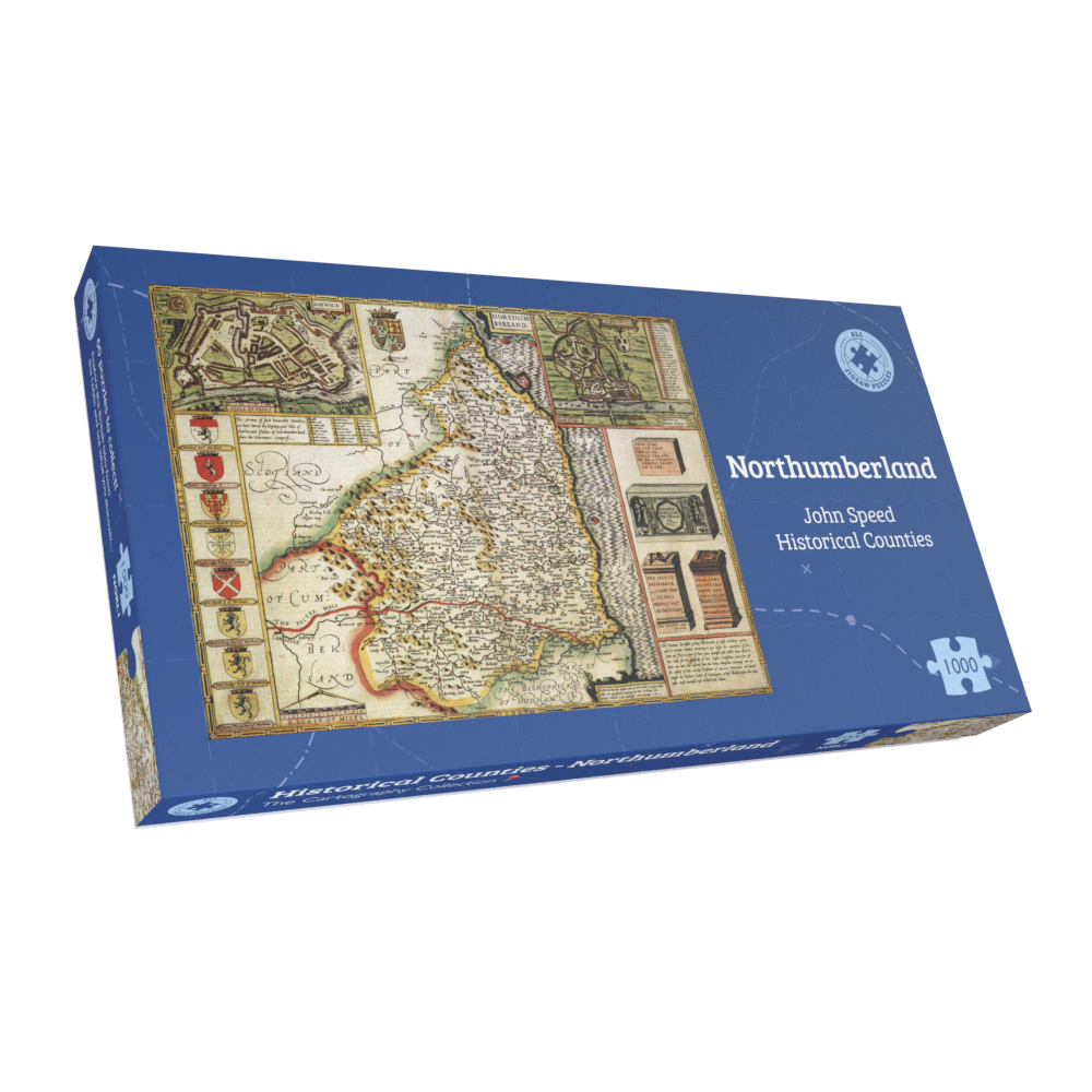Northumberland Historical Map 1000 Piece Jigsaw Puzzle (1610)