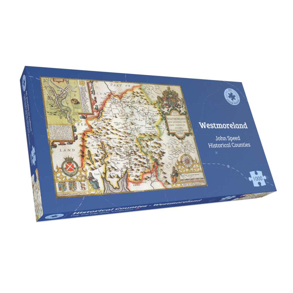 Westmoreland Historical Map 1000 Piece Jigsaw Puzzle (1610)