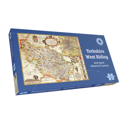 Yorkshire West Riding Historical Map 1000 Piece Jigsaw Puzzle (1610)