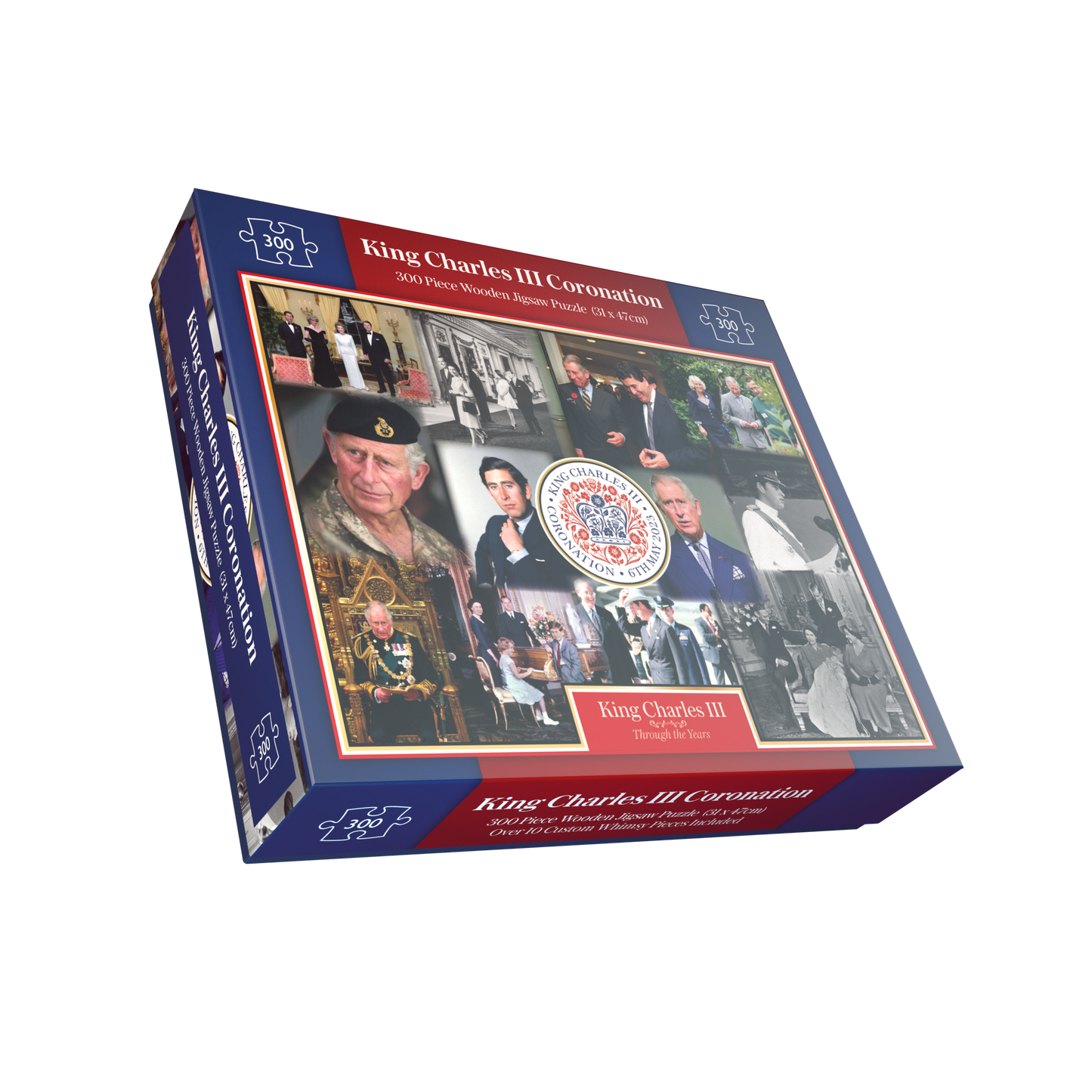 The King's Coronation 300 Piece Wooden Jigsaw Puzzle
