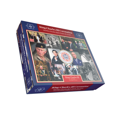 The King's Coronation 300 Piece Wooden Jigsaw Puzzle