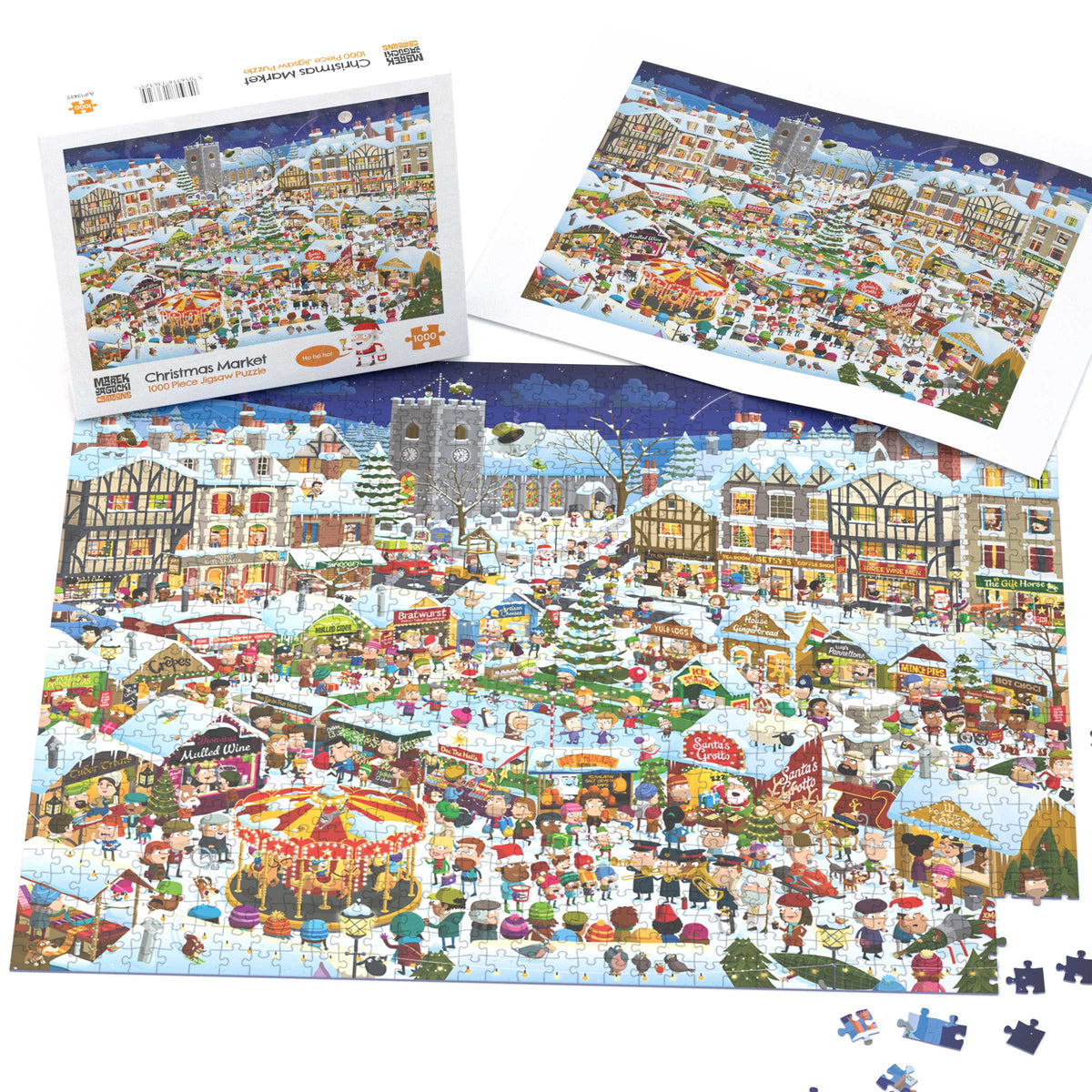 Christmas Market 1000 Piece Jigsaw Puzzle
