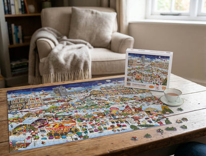 Christmas Market 1000 Piece Jigsaw Puzzle