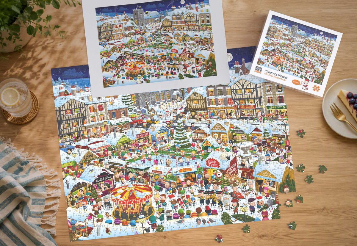 Christmas Market 1000 Piece Jigsaw Puzzle