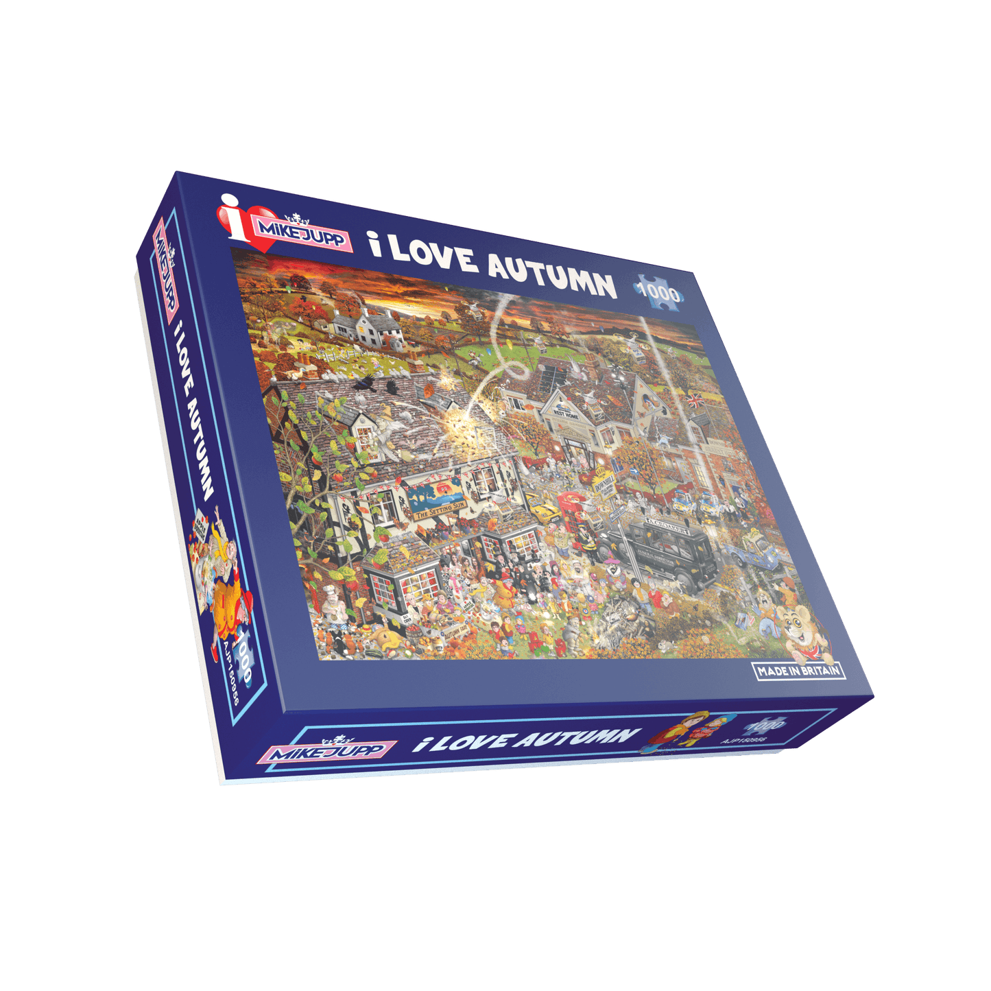Mike Jupp I Love The Seasons 4 x 1000 Piece Jigsaw Puzzle Bundle