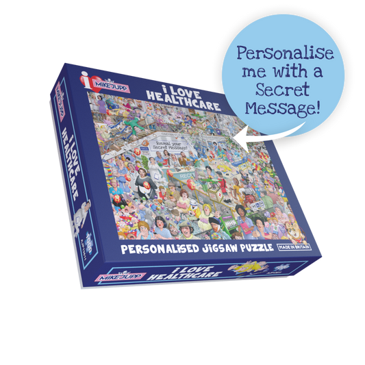 Mike Jupp's I Love Healthcare Personalised Jigsaw Puzzle