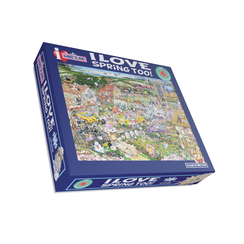 Mike Jupp I Love The Seasons 4 x 1000 Piece Jigsaw Puzzle Bundle