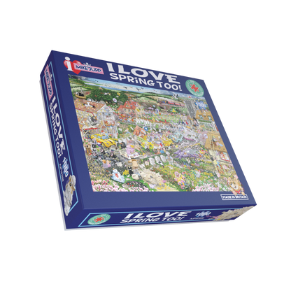 Mike Jupp I Love The Seasons 4 x 1000 Piece Jigsaw Puzzle Bundle