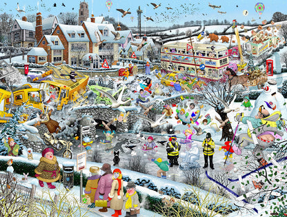 Mike Jupp I Love The Seasons 4 x 1000 Piece Jigsaw Puzzle Bundle