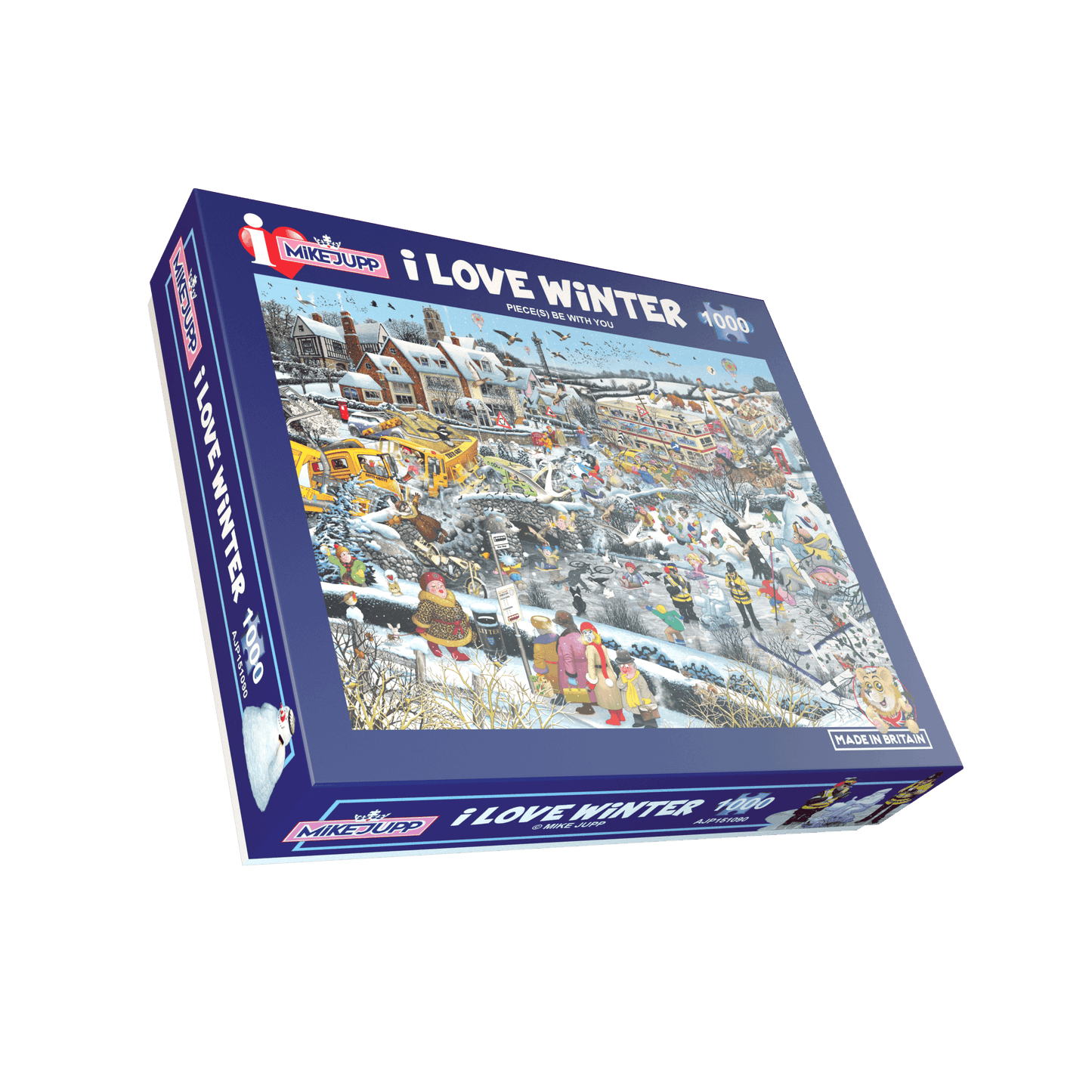 Mike Jupp I Love The Seasons 4 x 1000 Piece Jigsaw Puzzle Bundle