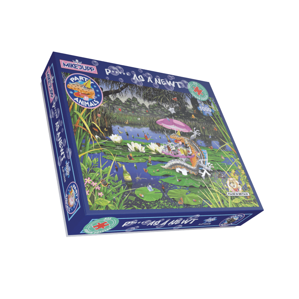 P*ssed as a Newt - Mike Jupp 1000 Piece Jigsaw Puzzle