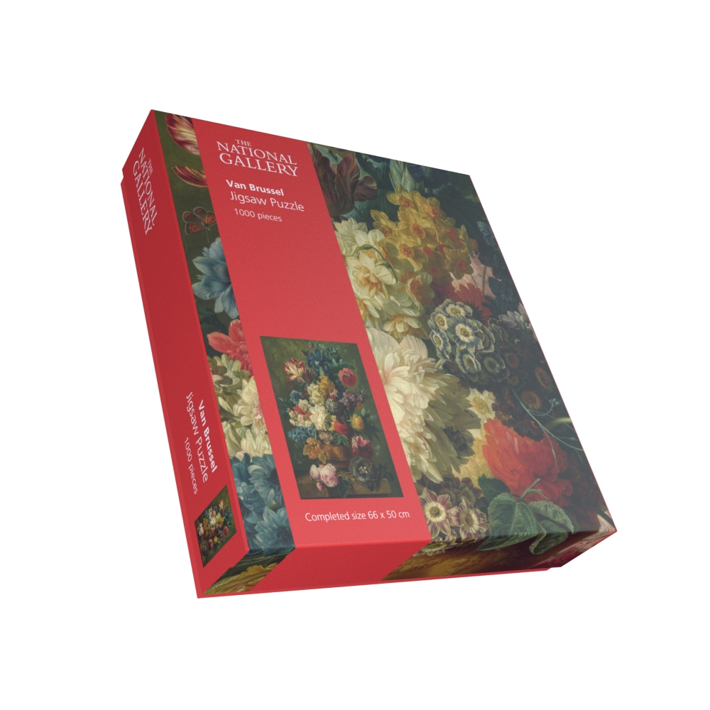 Flowers in a Vase - National Gallery 1000 Piece Jigsaw Puzzle