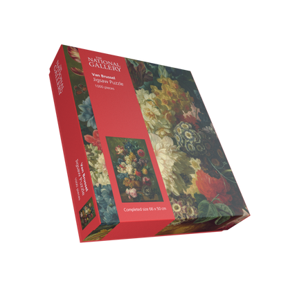 Flowers in a Vase - National Gallery 1000 Piece Jigsaw Puzzle