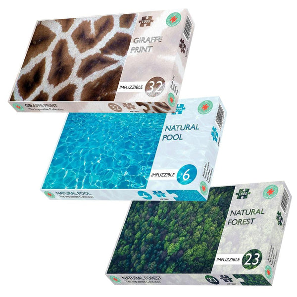 Nature Impuzzible 3 x 1000 Piece Jigsaw Puzzle Bundle All Jigsaw Puzzles