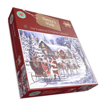 Santa's Visit 1000 Piece Jigsaw Puzzle