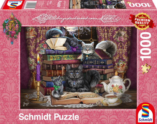 Brigid Ashwood: Storytime Cats 1000 Piece Jigsaw Puzzle