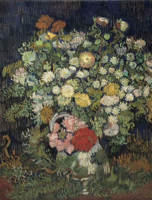Bouquet of Flowers in a Vase by Van Gogh 1000 or 500 Piece Jigsaw Puzzle