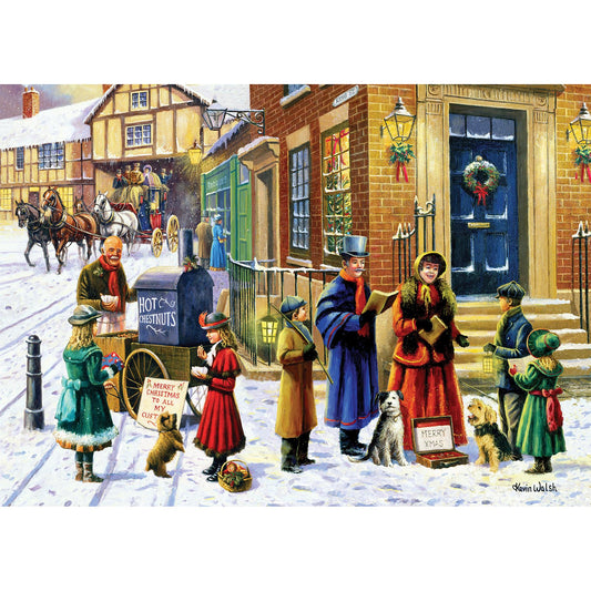 The Carol Singers 500 Piece Jigsaw Puzzle