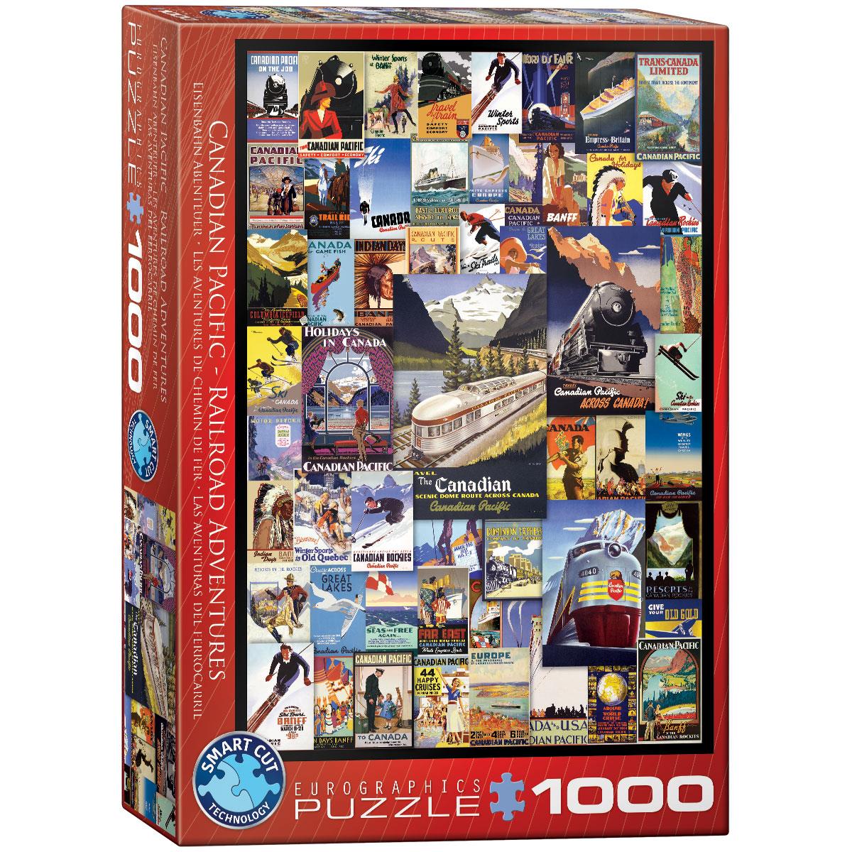 Railroad Adventures 1000 Piece Jigsaw Puzzle